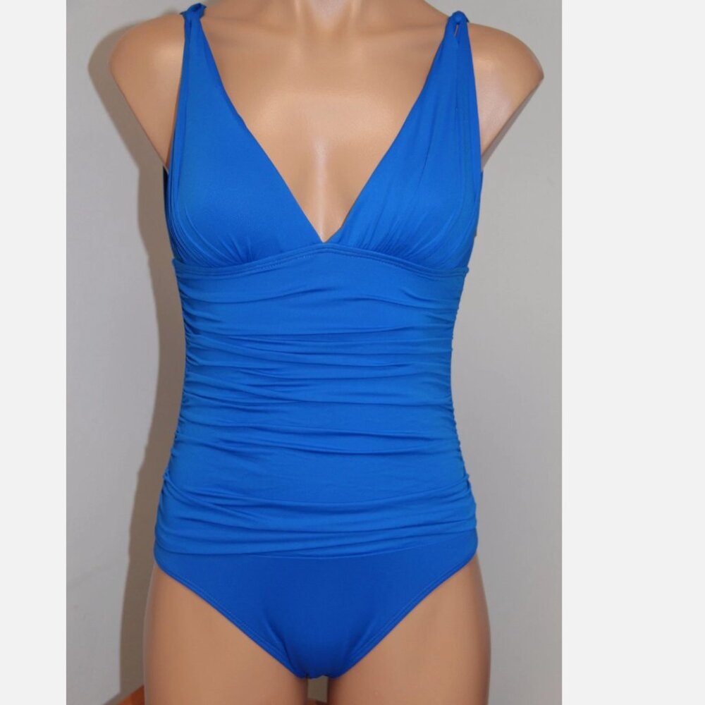 Ralph Lauren Royal Blue One-Piece Swimsuit